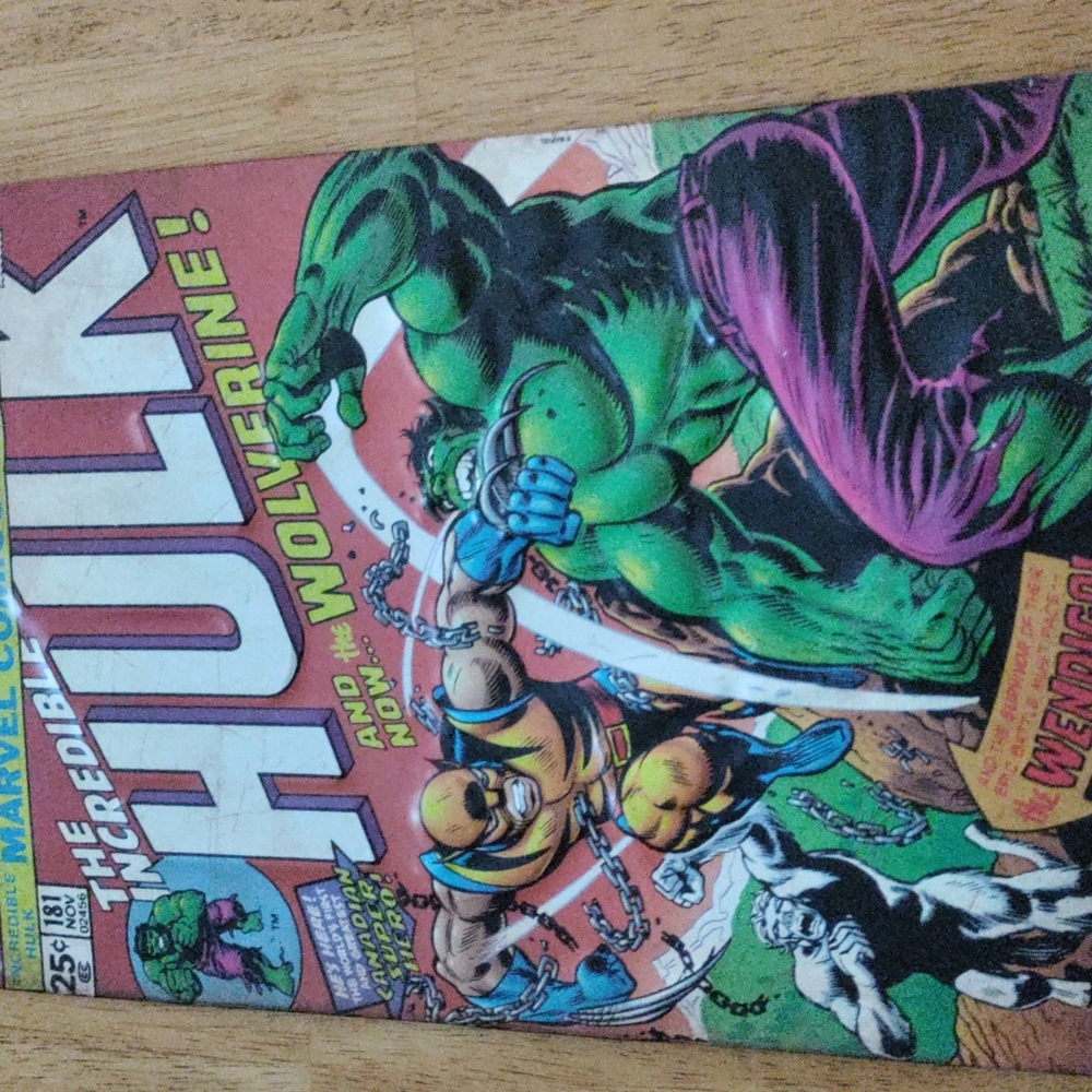 Marvel metal sign.